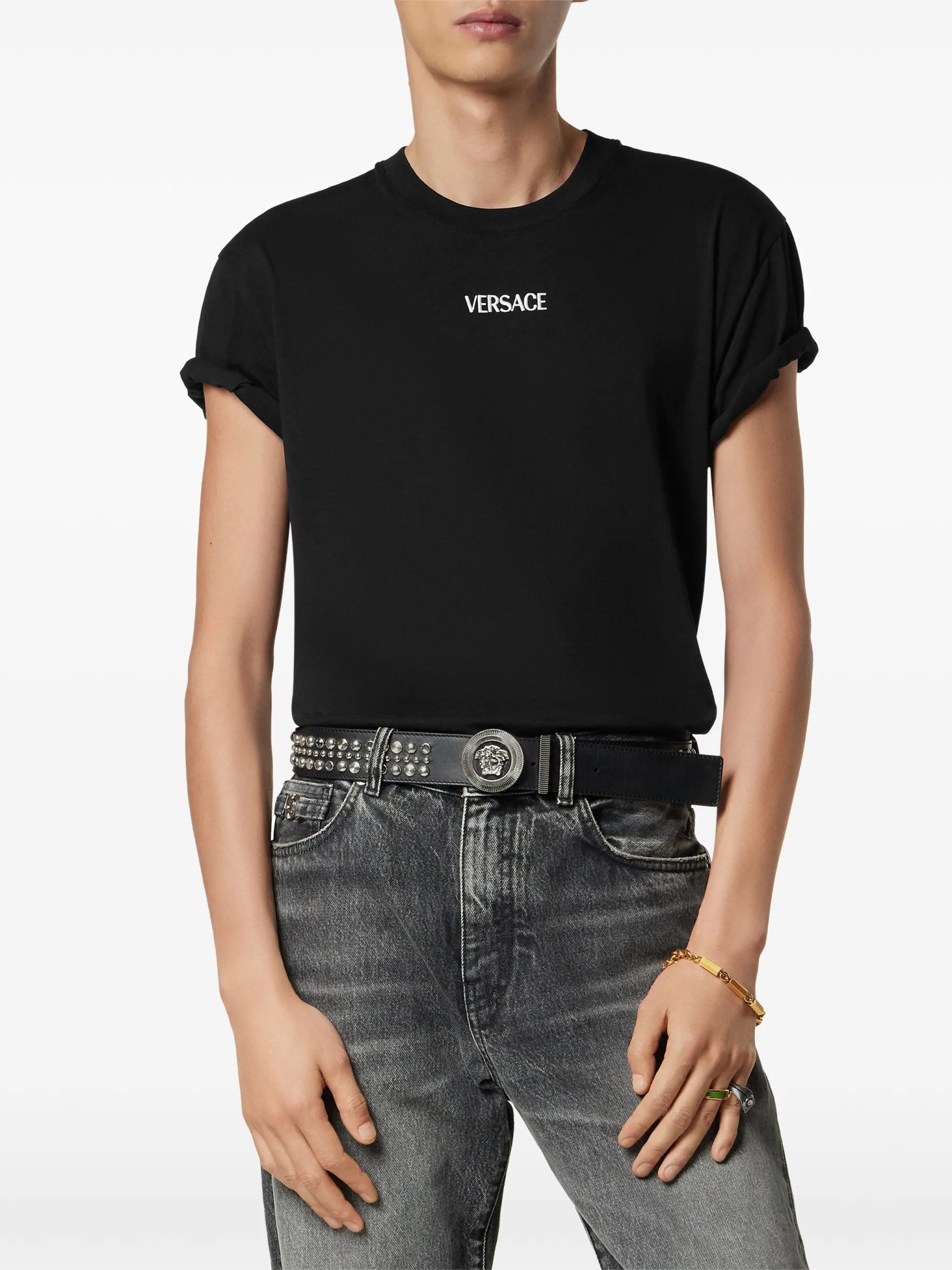 [Versace] T-shirts Short Sleeve FW26 1013944 1A16455