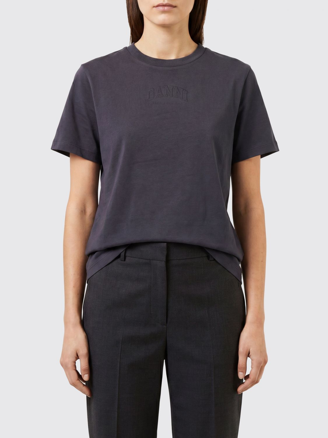 [GANNI] T-shirts Short Sleeve FW26 A1050057 252