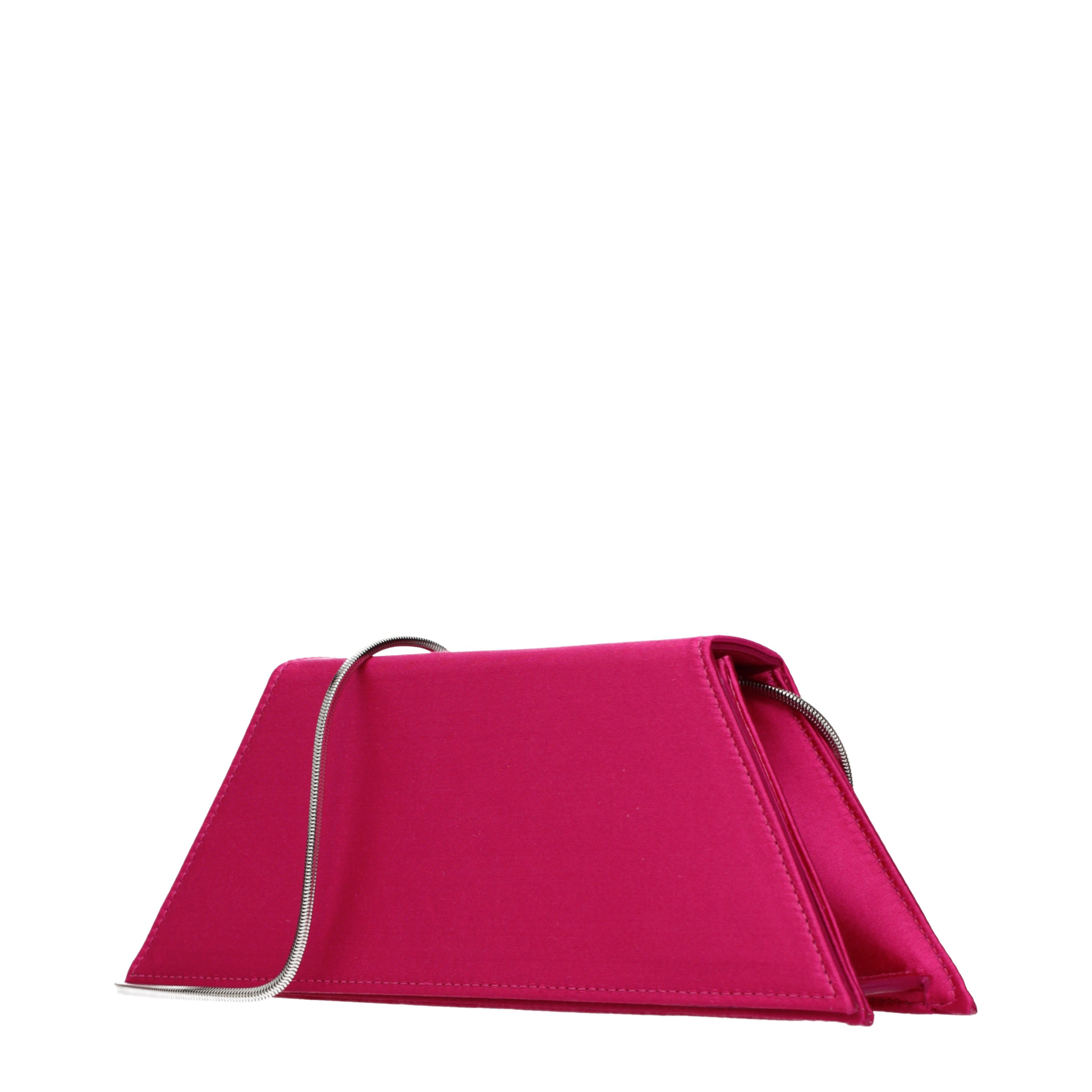 [Amina Muaddi] Bag SS25 SUPERMINISATINRASPBERRY
