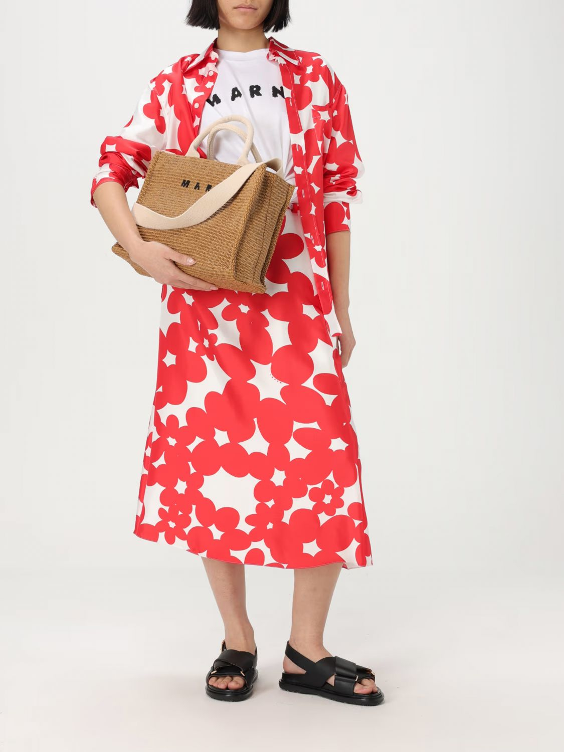 [Marni] Tote bag SS26 SHMP0077U0P3860 Z0R42
