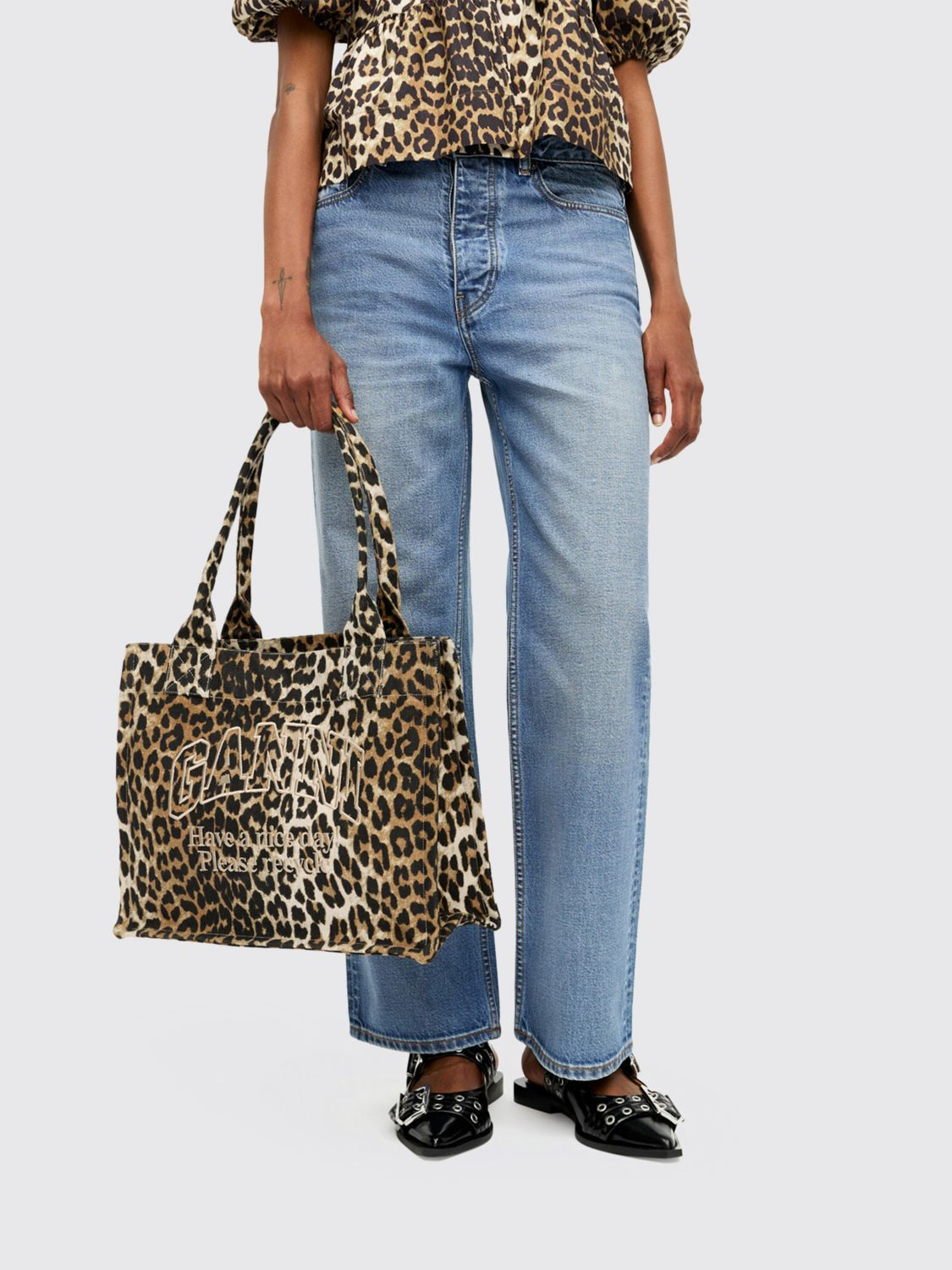 [GANNI] Tote bag SS26 A7179 943