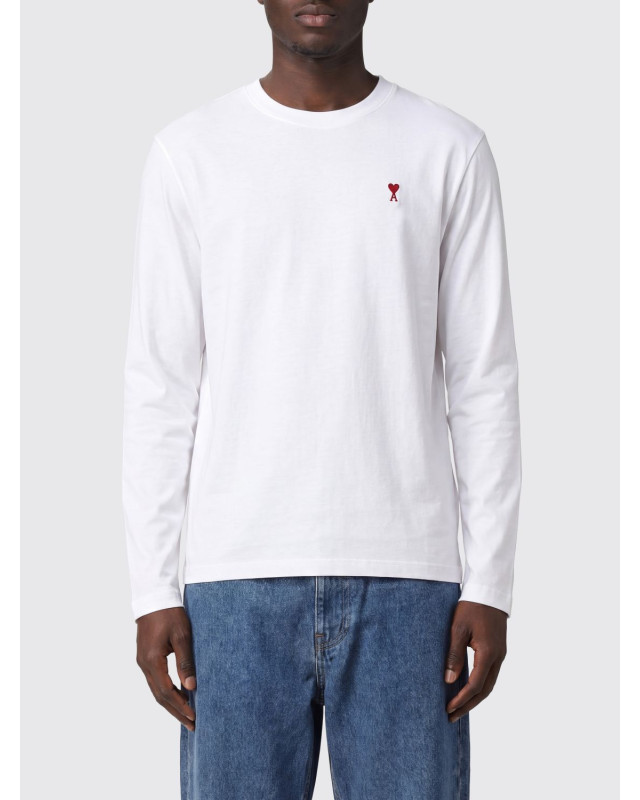 [Ami Paris] T-shirts Long Sleeve FW26 BFUTS235724 100