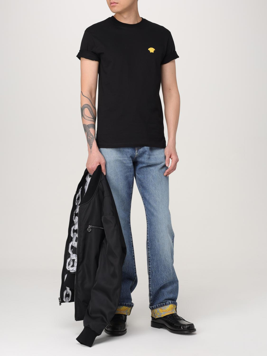 [Versace] T-shirts Short Sleeve SS26 10084811A08489 1B000