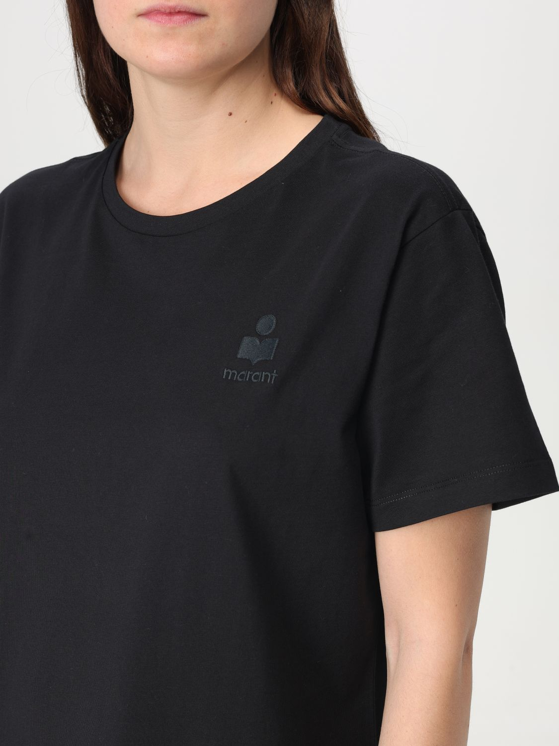 [Isabel Marant Etoile] T-shirts Short Sleeve SS26 TS0070FAA1N98E 01BK