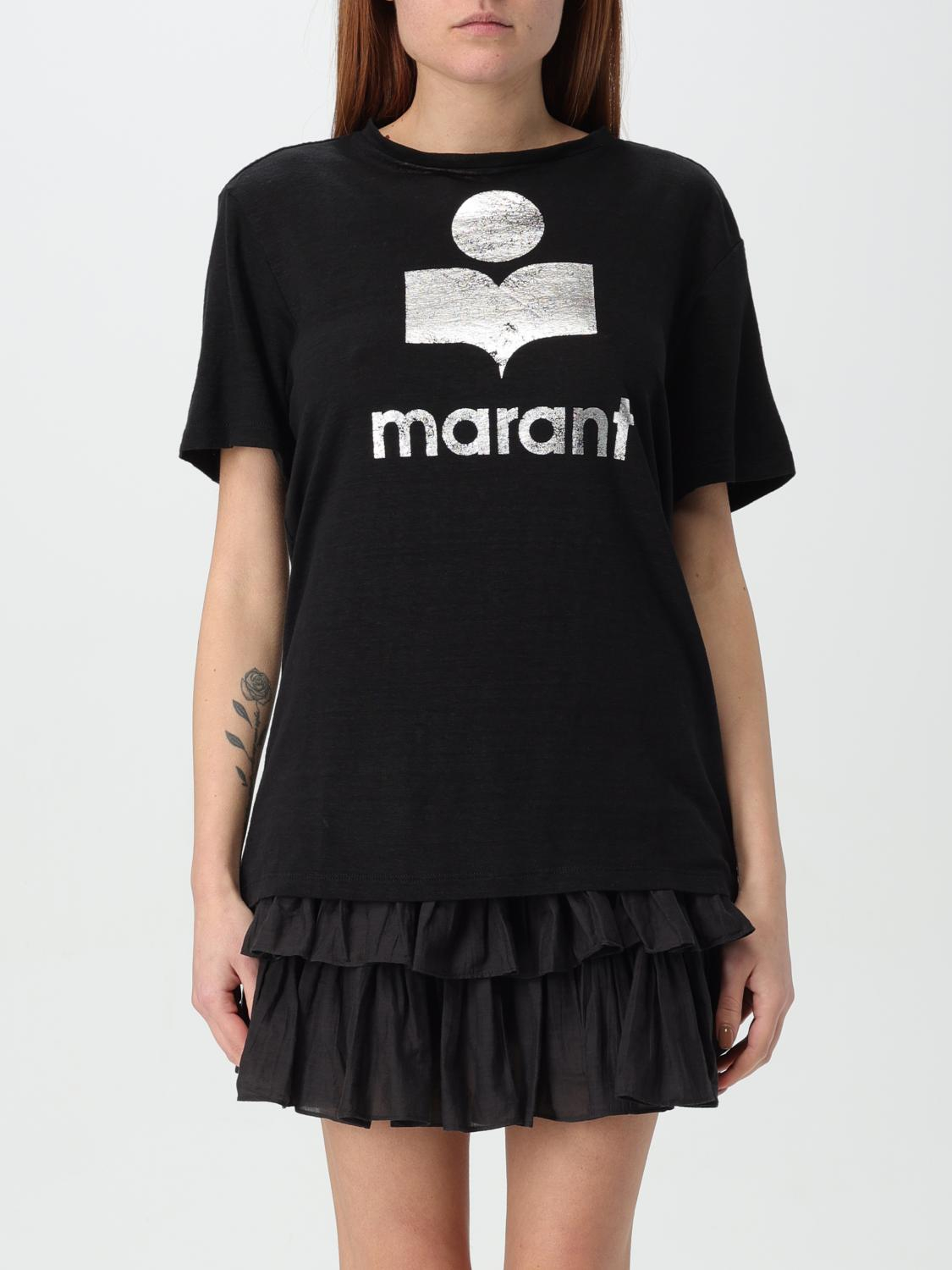 [Isabel Marant Etoile] T-shirts Short Sleeve SS26 TS0001FBA1N10E 01BK