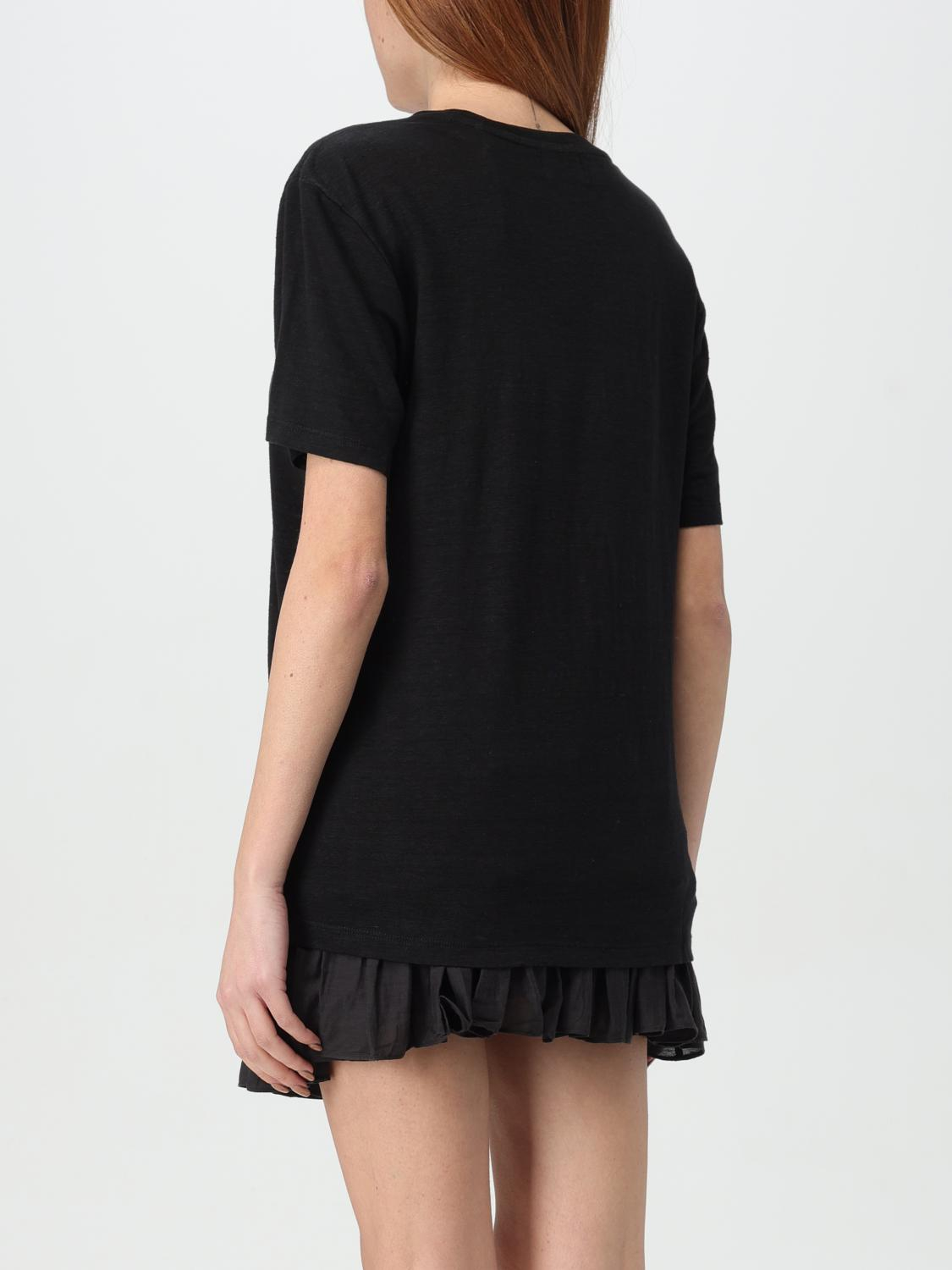 [Isabel Marant Etoile] T-shirts Short Sleeve SS26 TS0001FBA1N10E 01BK