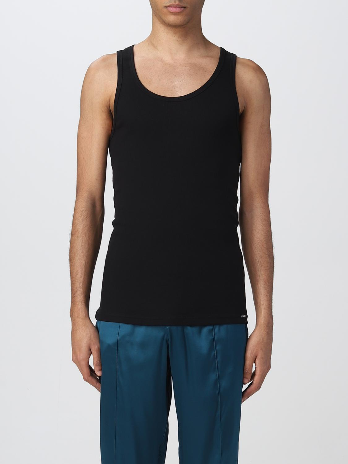 [Tom Ford] T-shirts Sleeveless SS26 T4D101210 002