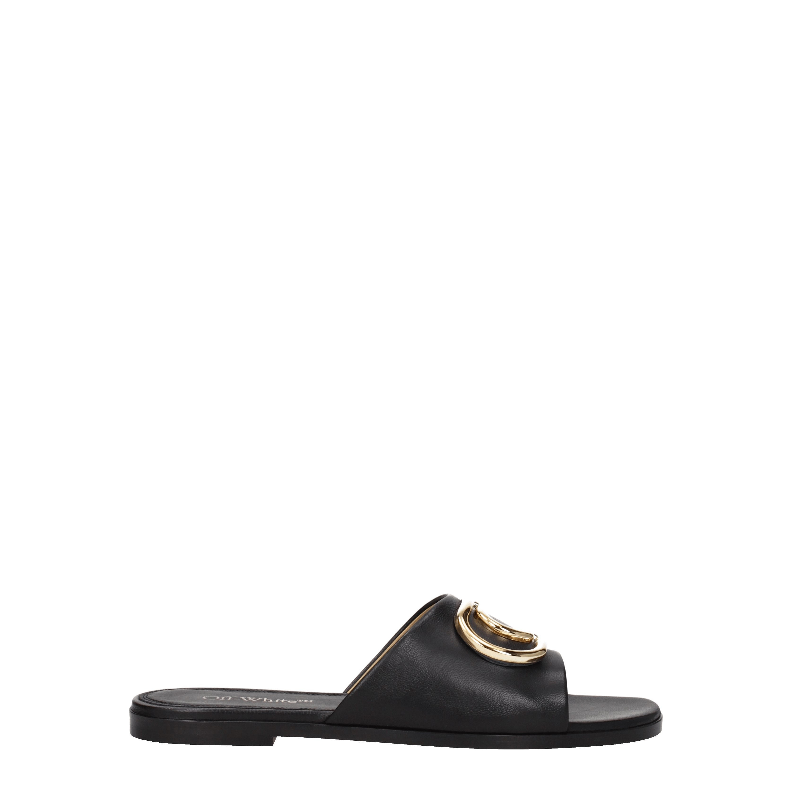 [Off-White] Slippers SS25 OWIC015LEA0031076