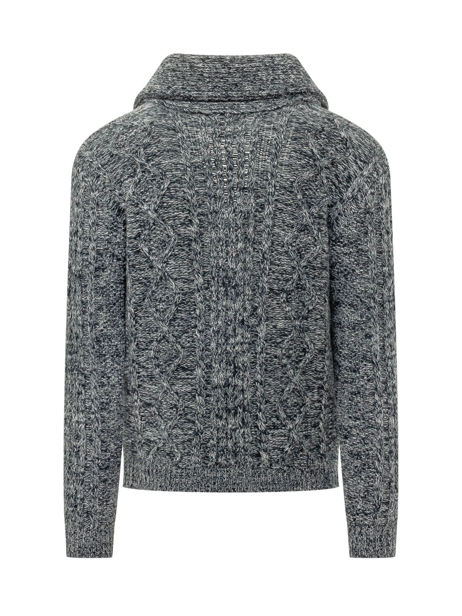 [Rakki] Cardigan FW26 TYCOONWVB BLU GRIGIO