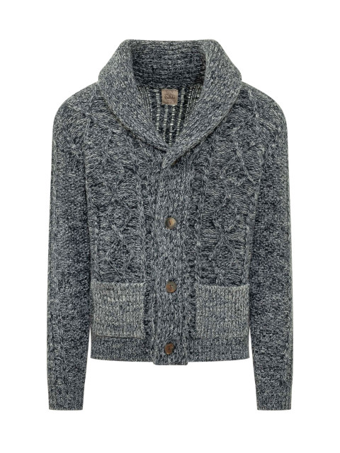 [Rakki] Cardigan FW26 TYCOONWVB BLU GRIGIO