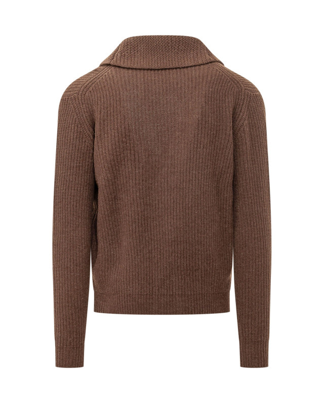[Rakki] Cardigan FW26 RENEGADEWVB CIOCCOLATO