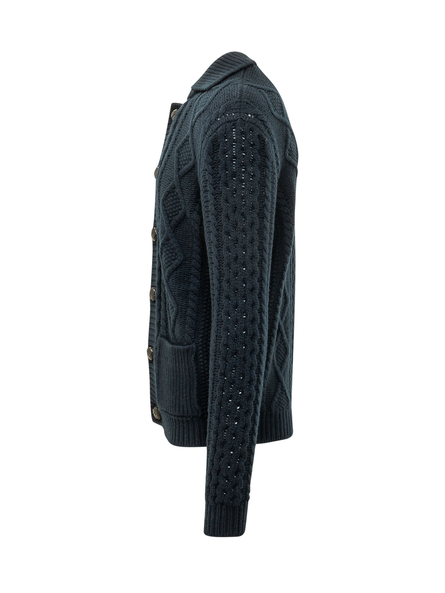 [Rakki] Cardigan FW26 CROWNPOLOWVB BLU NOTTE