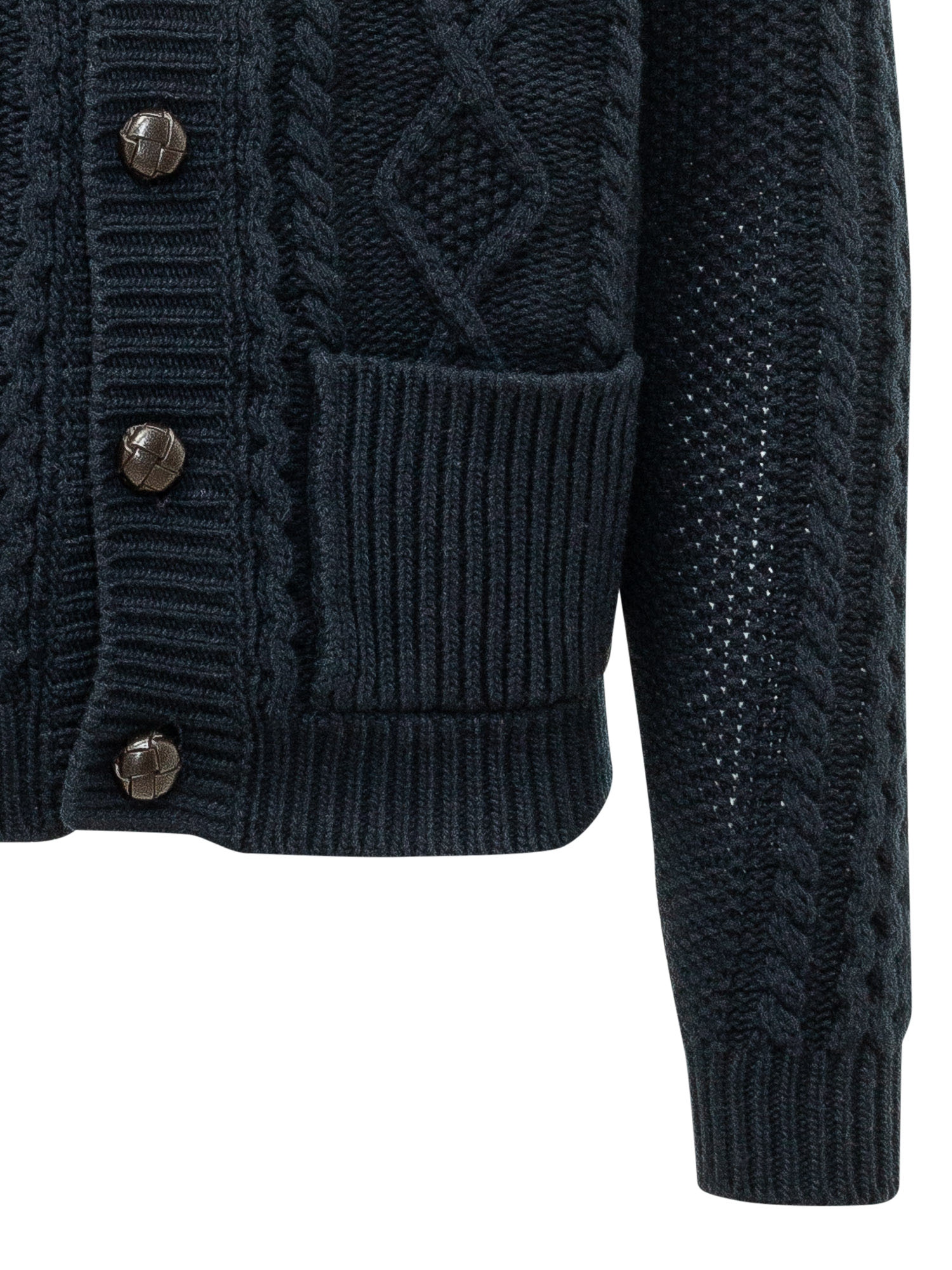 [Rakki] Cardigan FW26 CROWNPOLOWVB BLU NOTTE