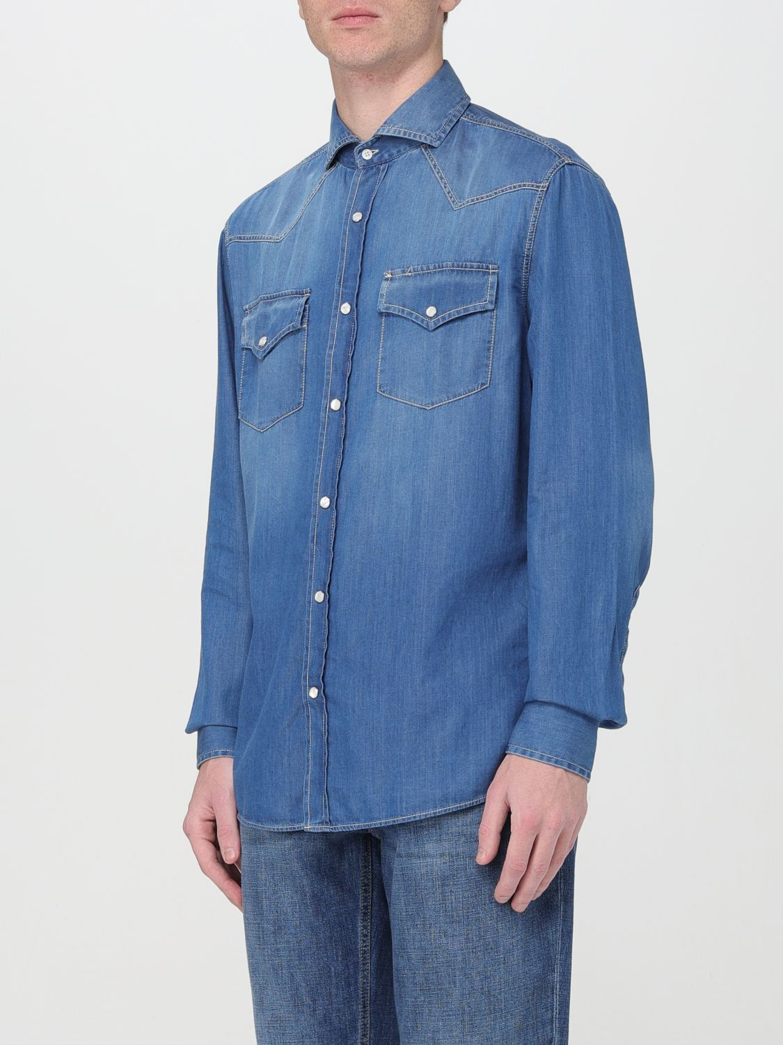 [Brunello Cucinelli] Shirts Long Sleeve SS26 MR6834008 COM47