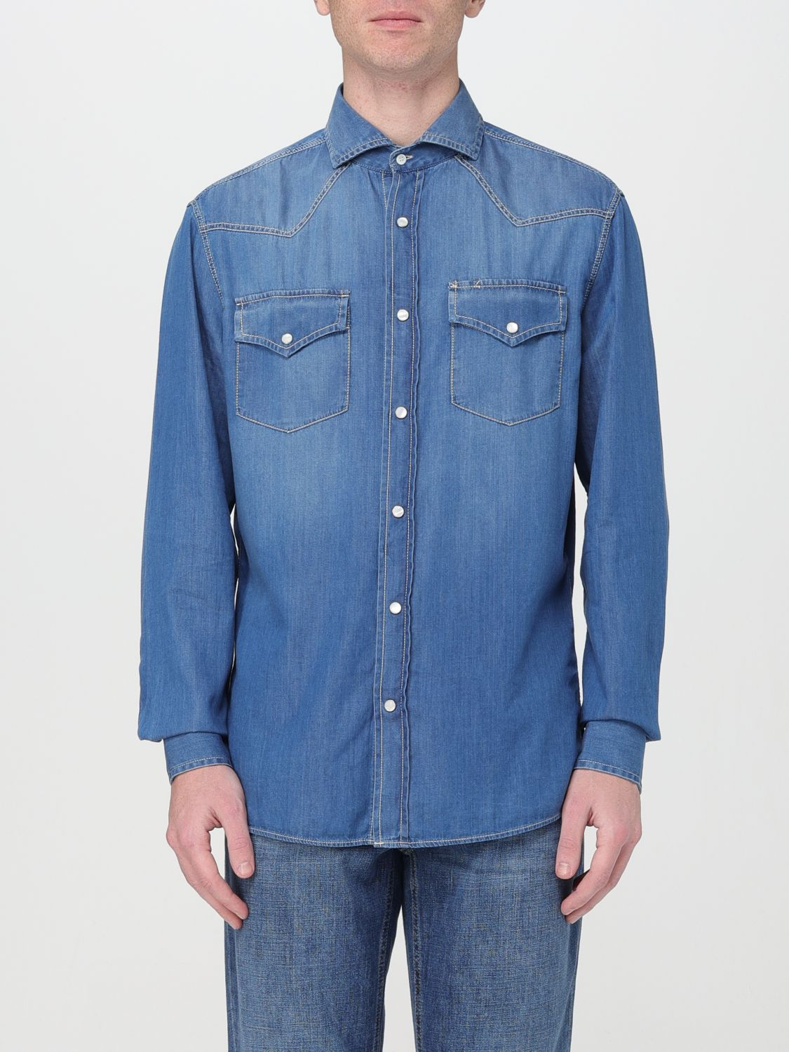 [Brunello Cucinelli] Shirts Long Sleeve SS26 MR6834008 COM47