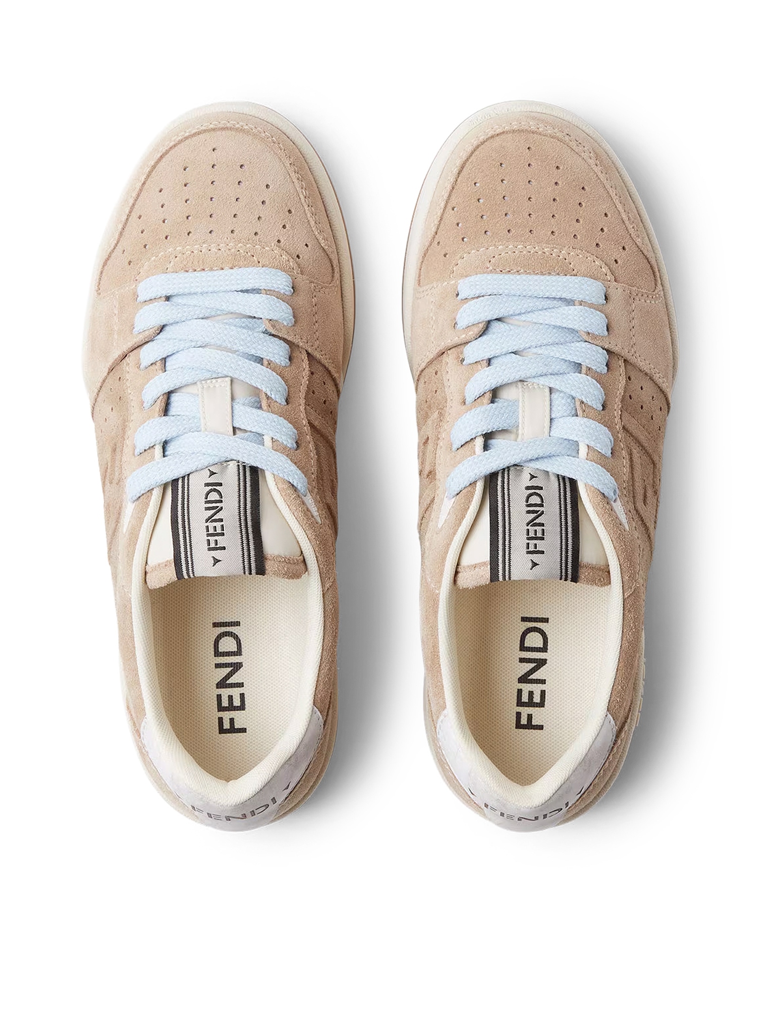 [Fendi] Sneakers FW26 8E9084B1RGF1Y22 LIGHTECRU WHITE BROWN