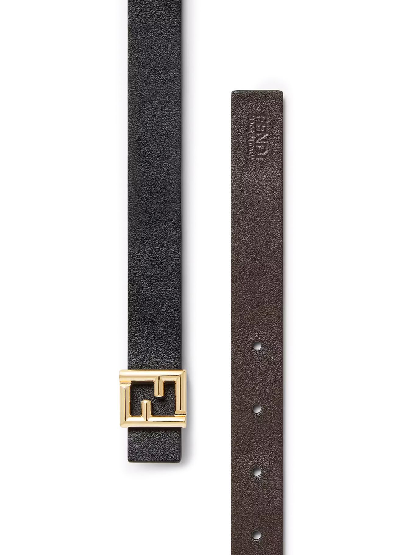 [Fendi] Belt FW26 8C0791B132F1MYJ BLACK EBANO
