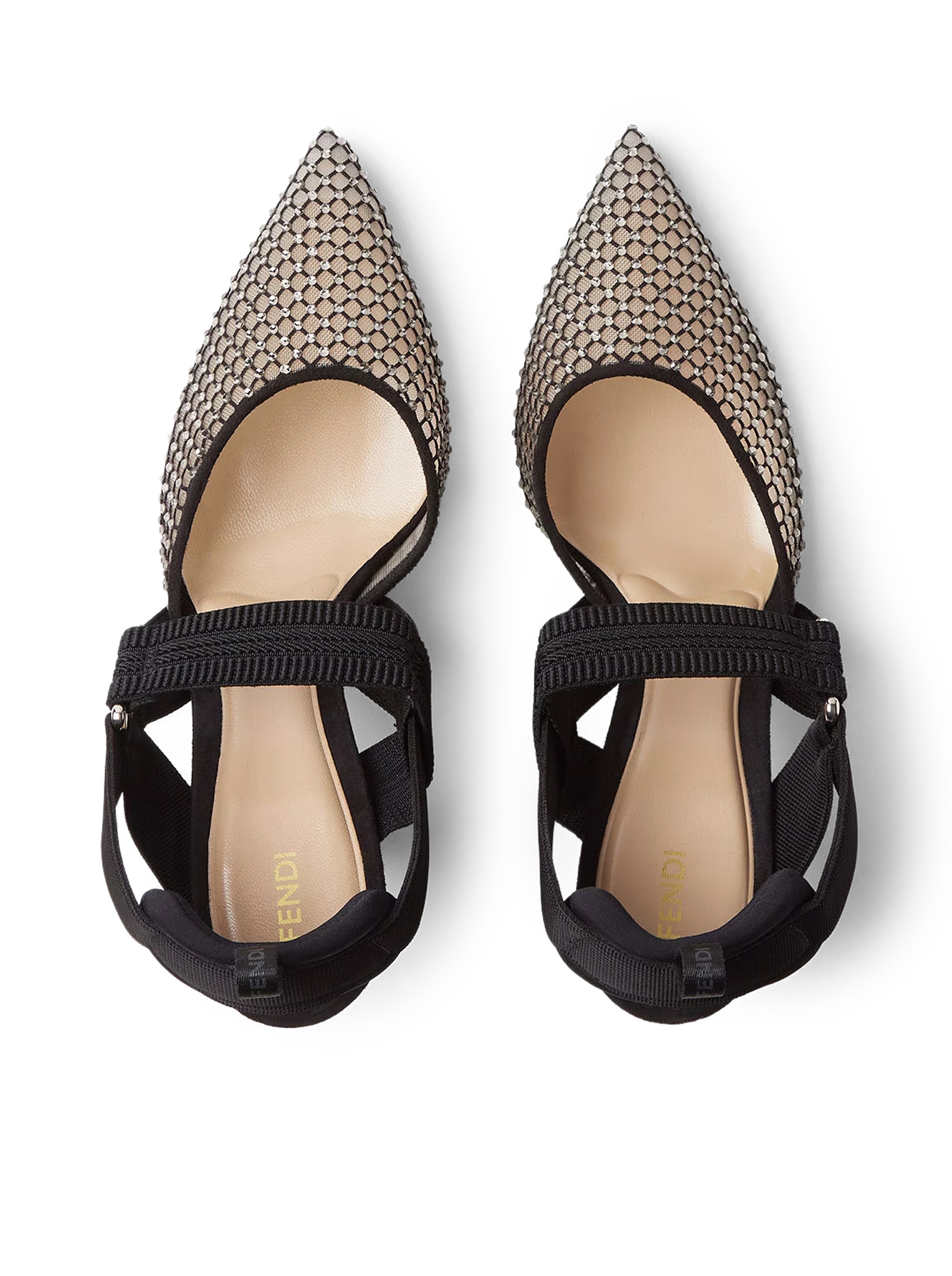 [Fendi] Slingback FW26 8J9243B18MF13BK BLACK DIAMOND