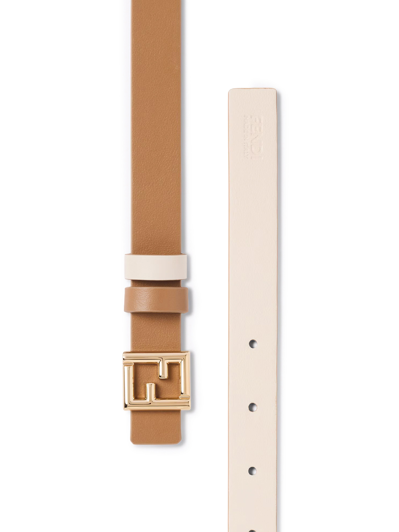 [Fendi] Belt FW26 8C0791B132F1Y0S CAMEL PERG