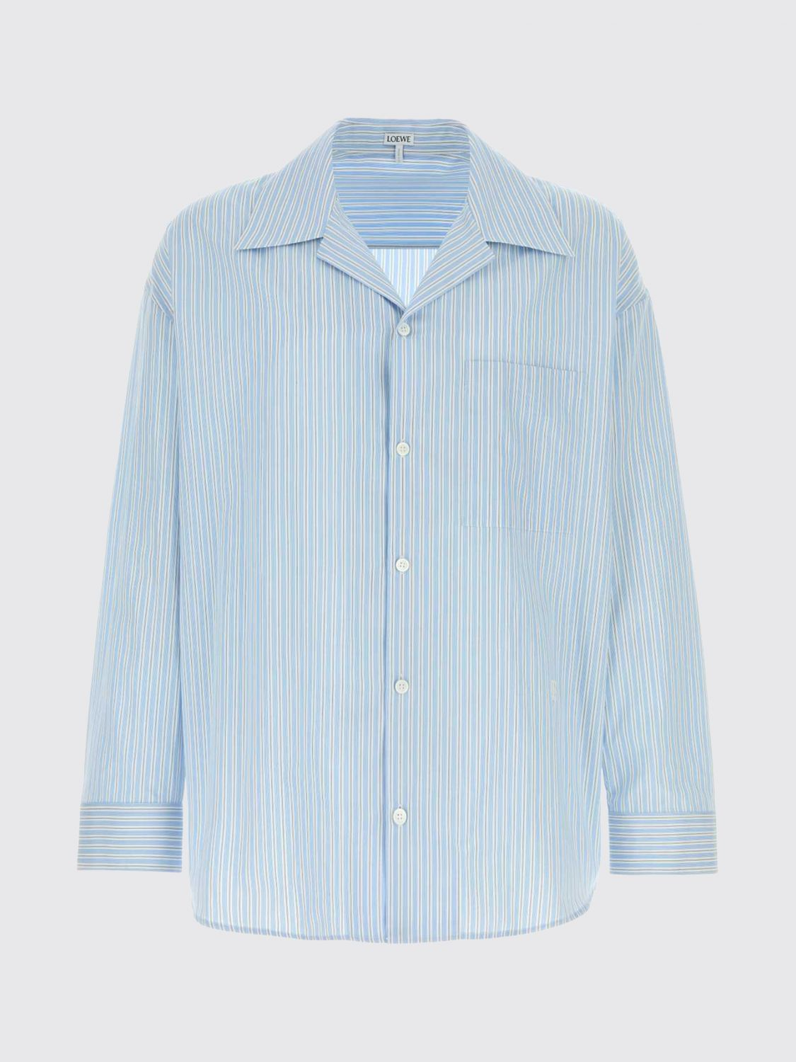 [Loewe] Shirts Long Sleeve SS26 H526Y05XAI WHITENAVY