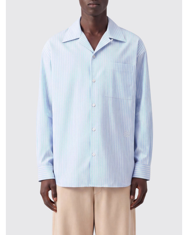 [Loewe] Shirts Long Sleeve SS26 H526Y05XAI WHITENAVY