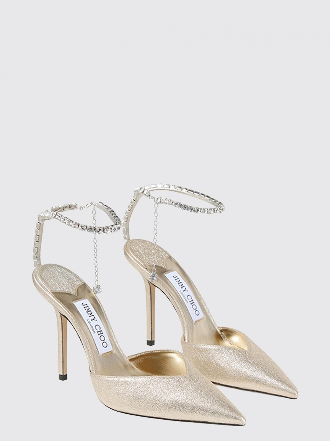 [Jimmy Choo] Pumps FW26 SAEDA100DQM PLATINUMCRYSTA