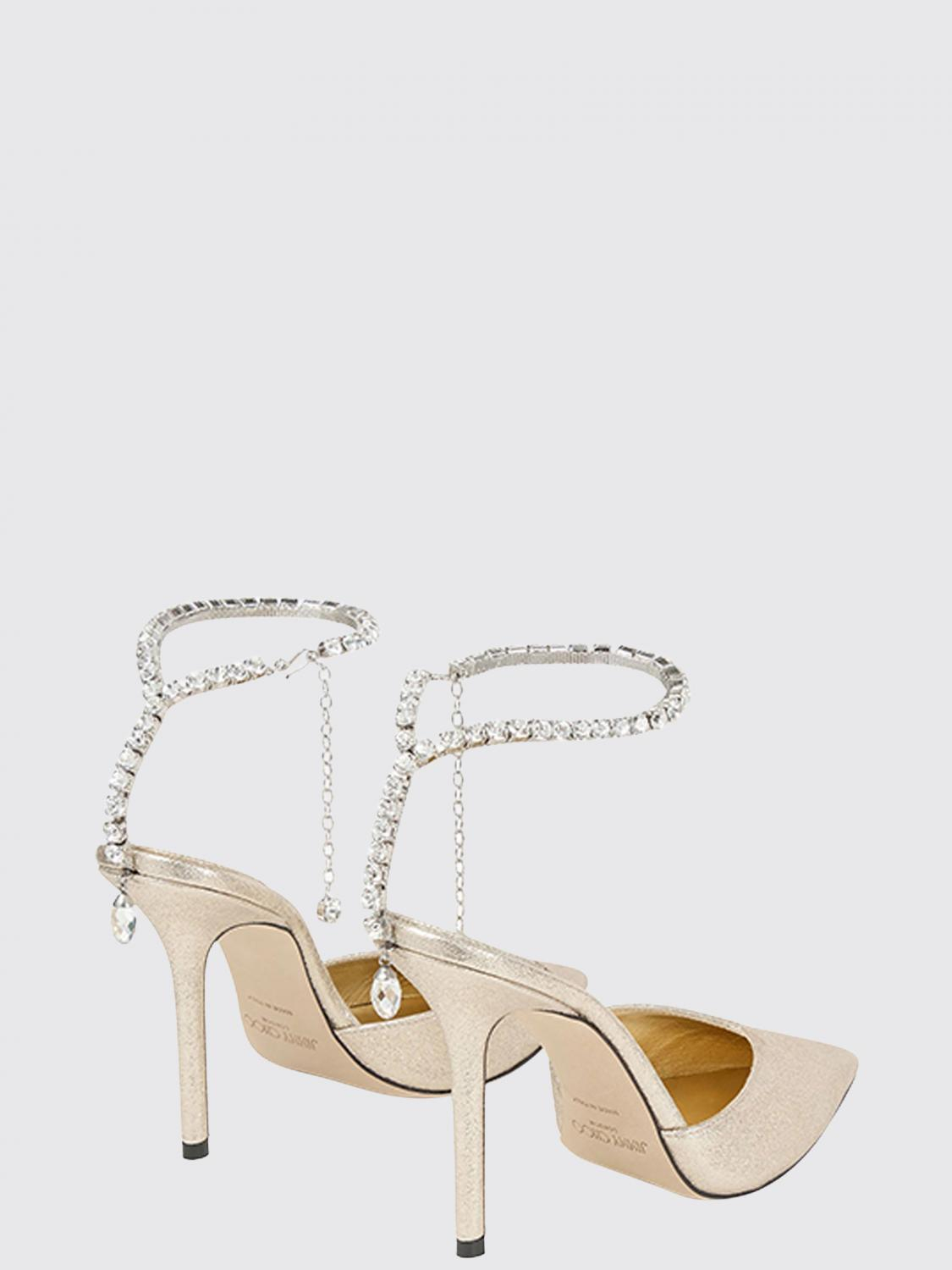 [Jimmy Choo] Pumps FW26 SAEDA100DQM PLATINUMCRYSTA