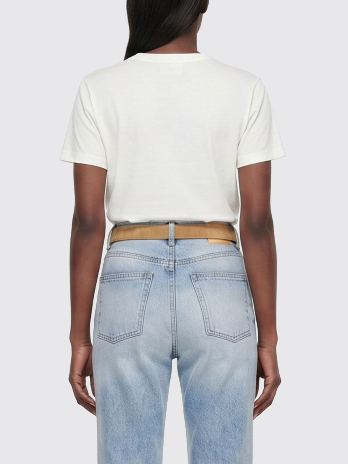 [Saint Laurent] T-shirts Short Sleeve SS26 665234Y37AW 9744