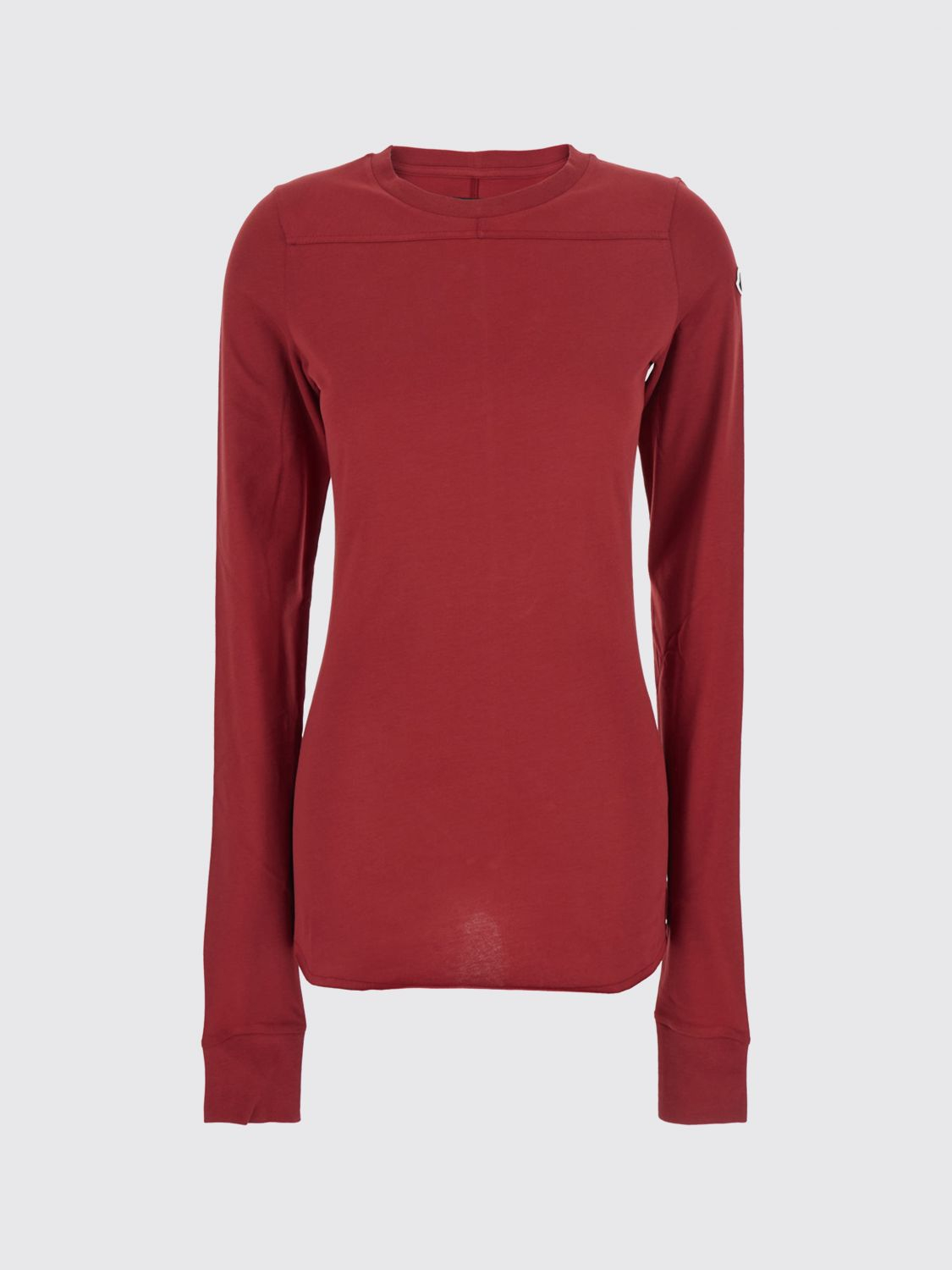 [RICK OWENS + MONCLER] T-shirts Long Sleeve SS26 MU01F8D0189AHD 46E