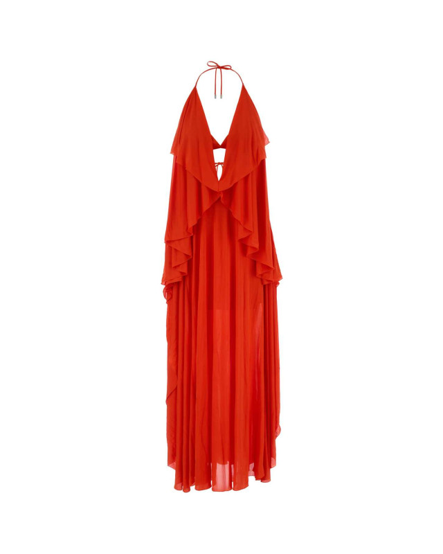 [LOEWE PAULA'S IBIZA] Sleeveless dress SS26 S616Y09XC4 ORANGE