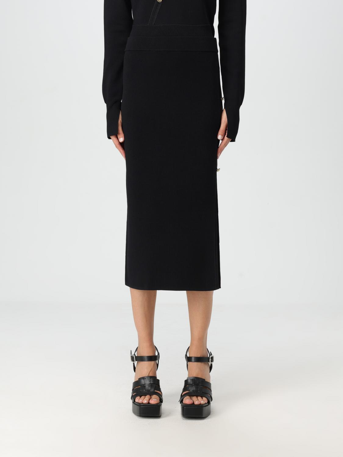 [VERSACE JEANS COUTURE] Midi skirt FW24 77HAEMB1CM61H 899