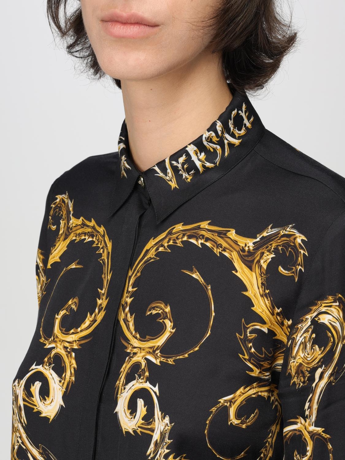 [VERSACE JEANS COUTURE] Shirts Long Sleeve FW24 77HAL2P1NS540 G89