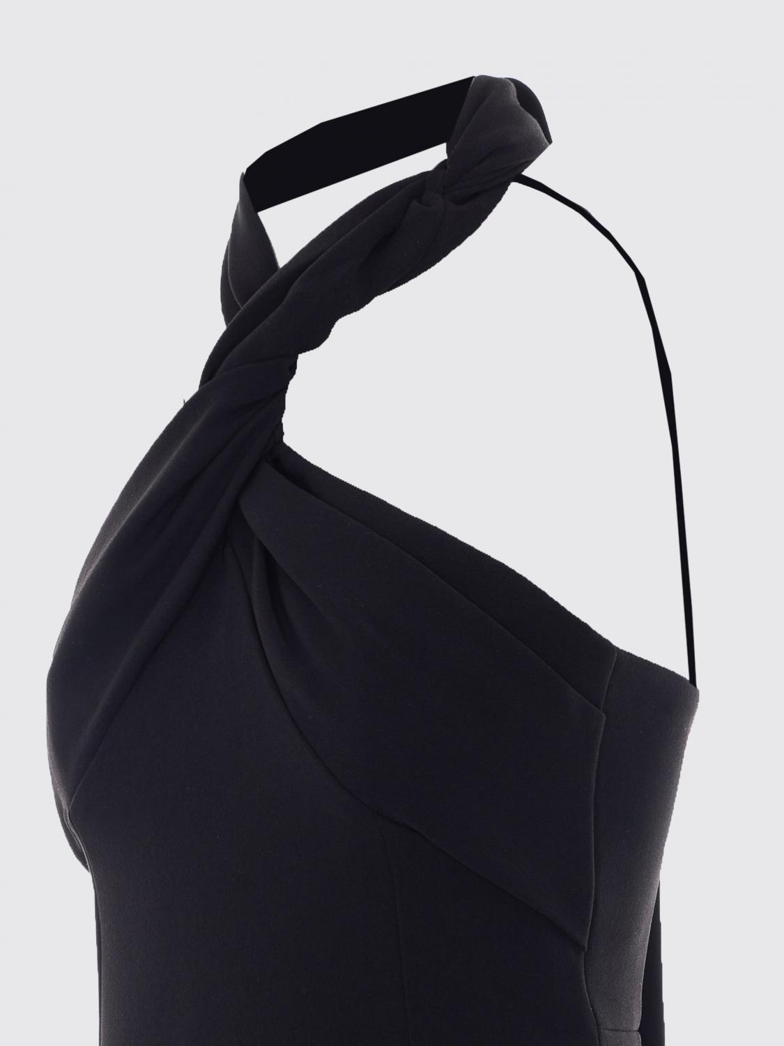 [Solace London] Sleeveless dress SS26 OS47043 BLACK