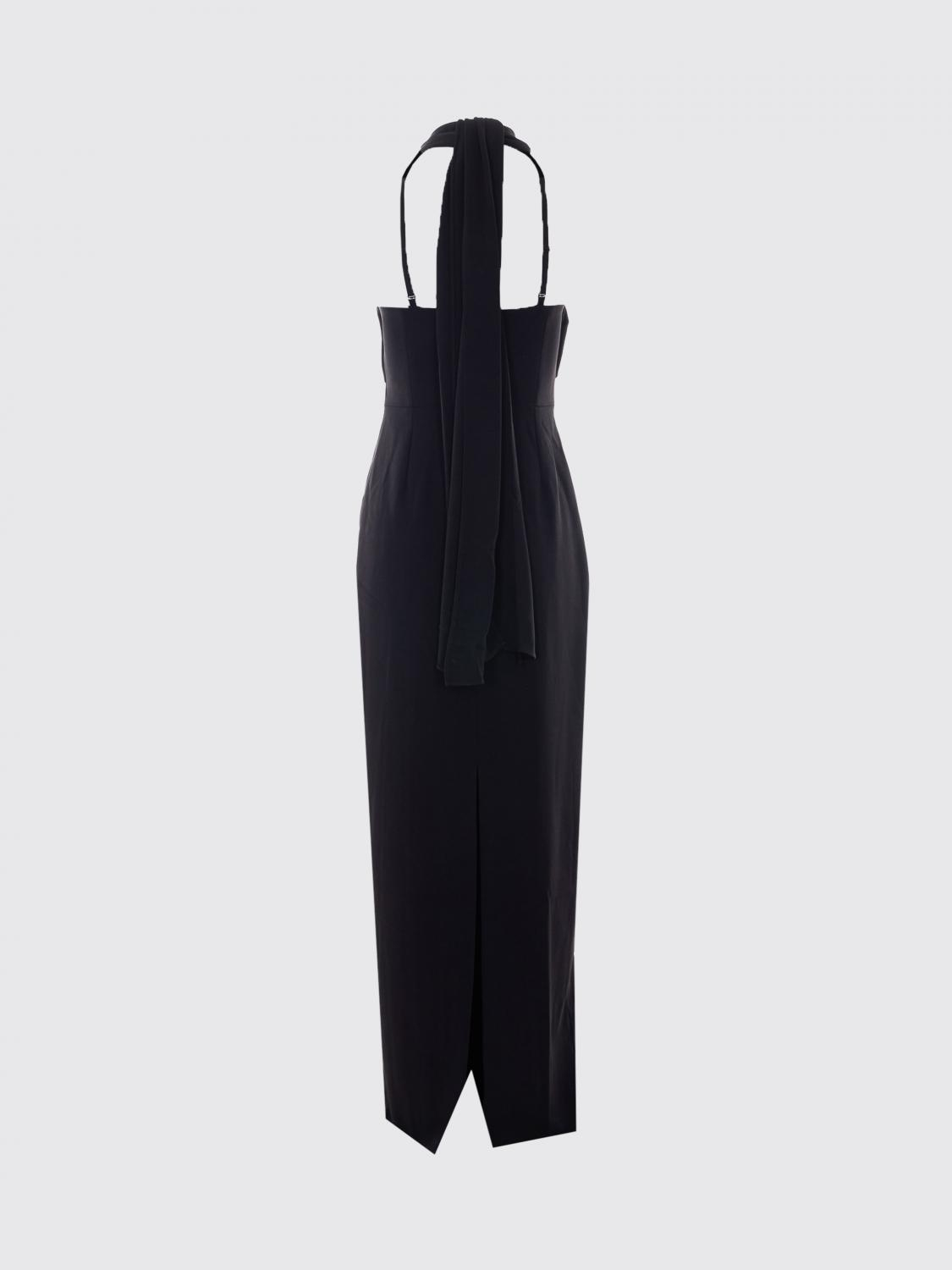 [Solace London] Sleeveless dress SS26 OS47043 BLACK