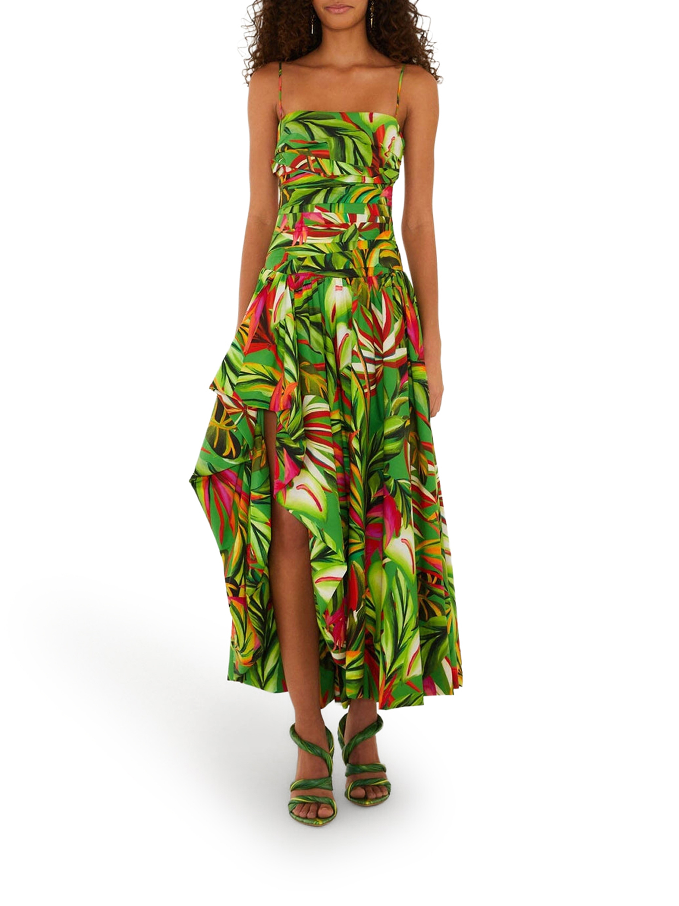 [Farm Rio] Sleeveless dress FW26 363485L0026 ORANGE