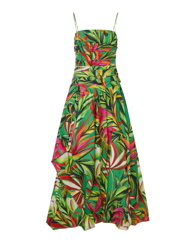 [Farm Rio] Sleeveless dress FW26 363485L0026 ORANGE