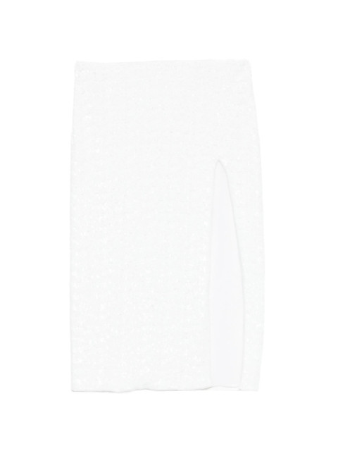 [OSEREE] Midi skirt SS26 PSF235 SEQUINS PEARL