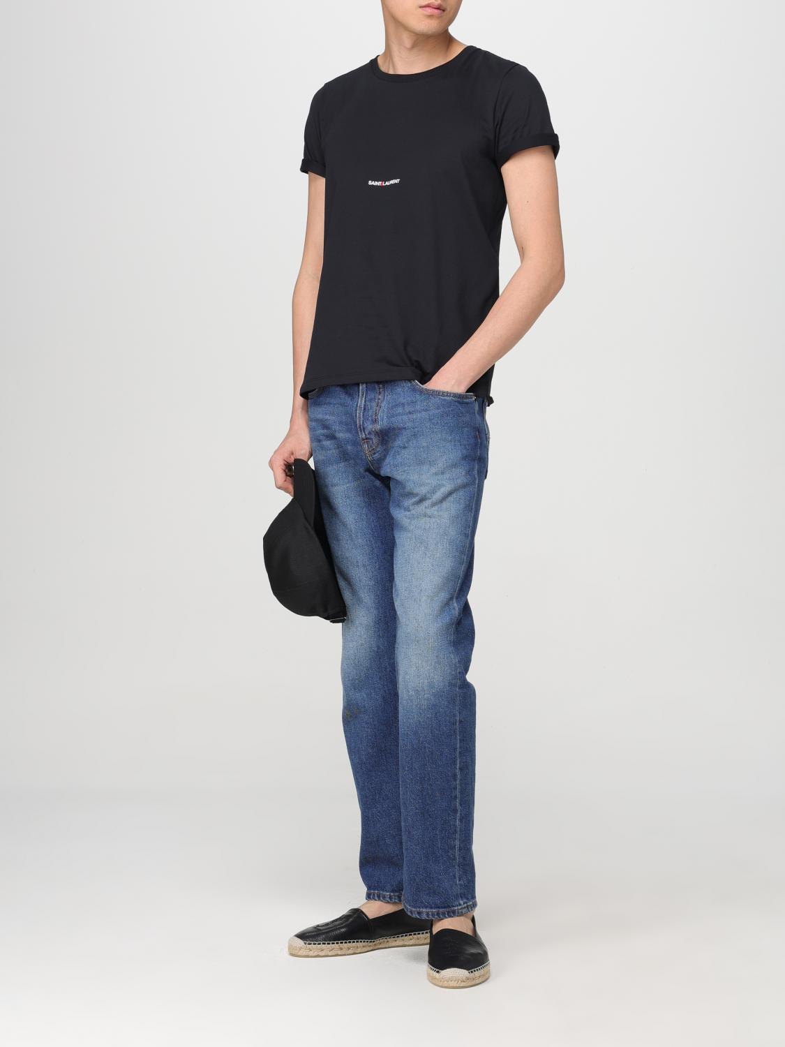 [Saint Laurent] T-shirts Short Sleeve FW25 464572YB2DQ 1000