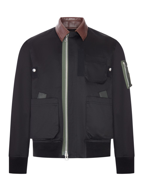 [Sacai] Bomber Jacket FW26 2604031M001 BLACK