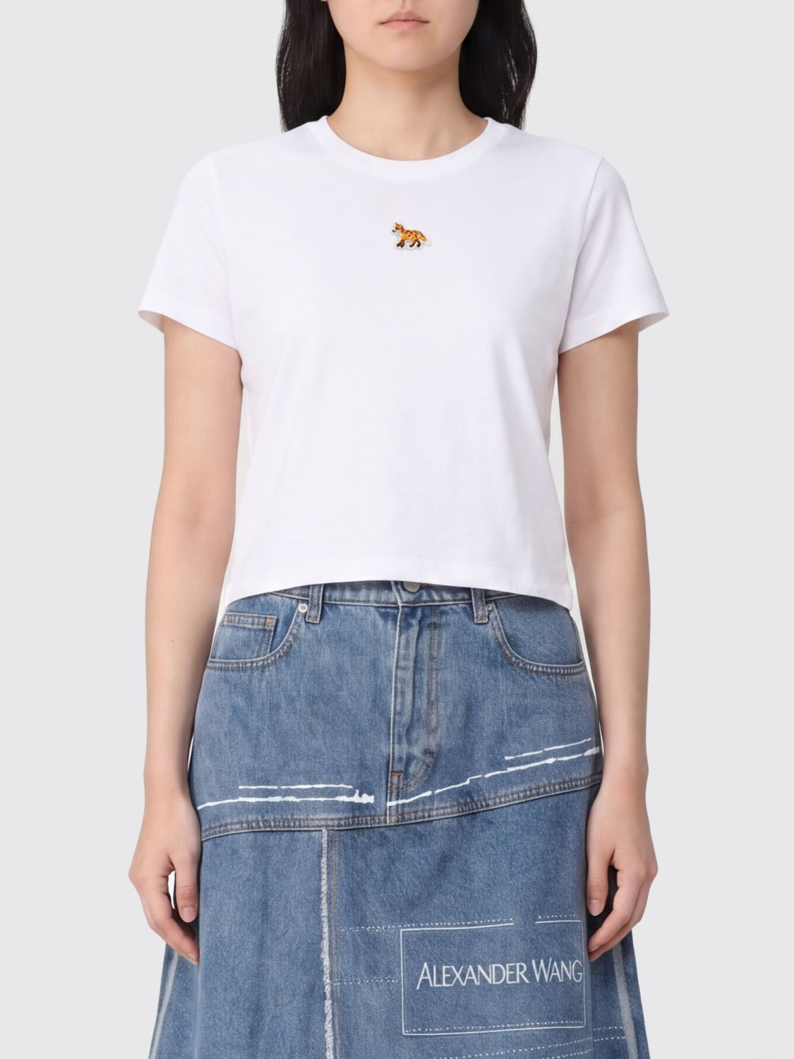 [MAISON KITSUNE] T-shirts Short Sleeve SS26 PW00111KJ7026 P100