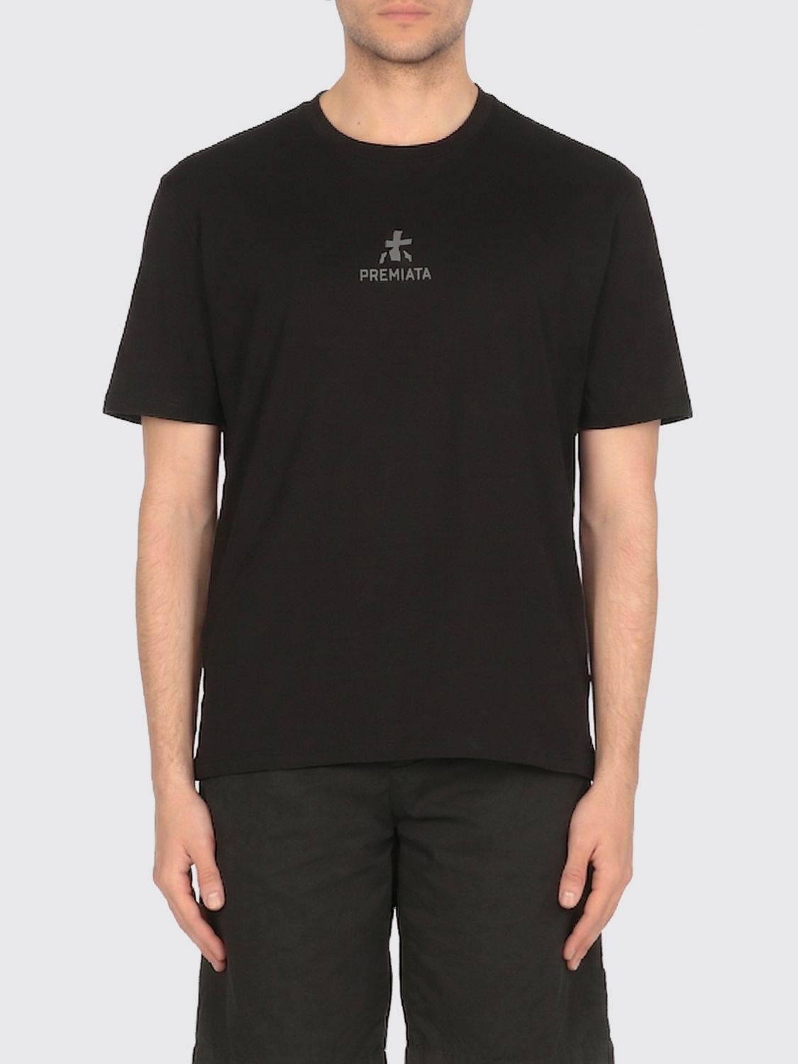 [Premiata] T-shirts Short Sleeve SS26 PA1017 BLACK