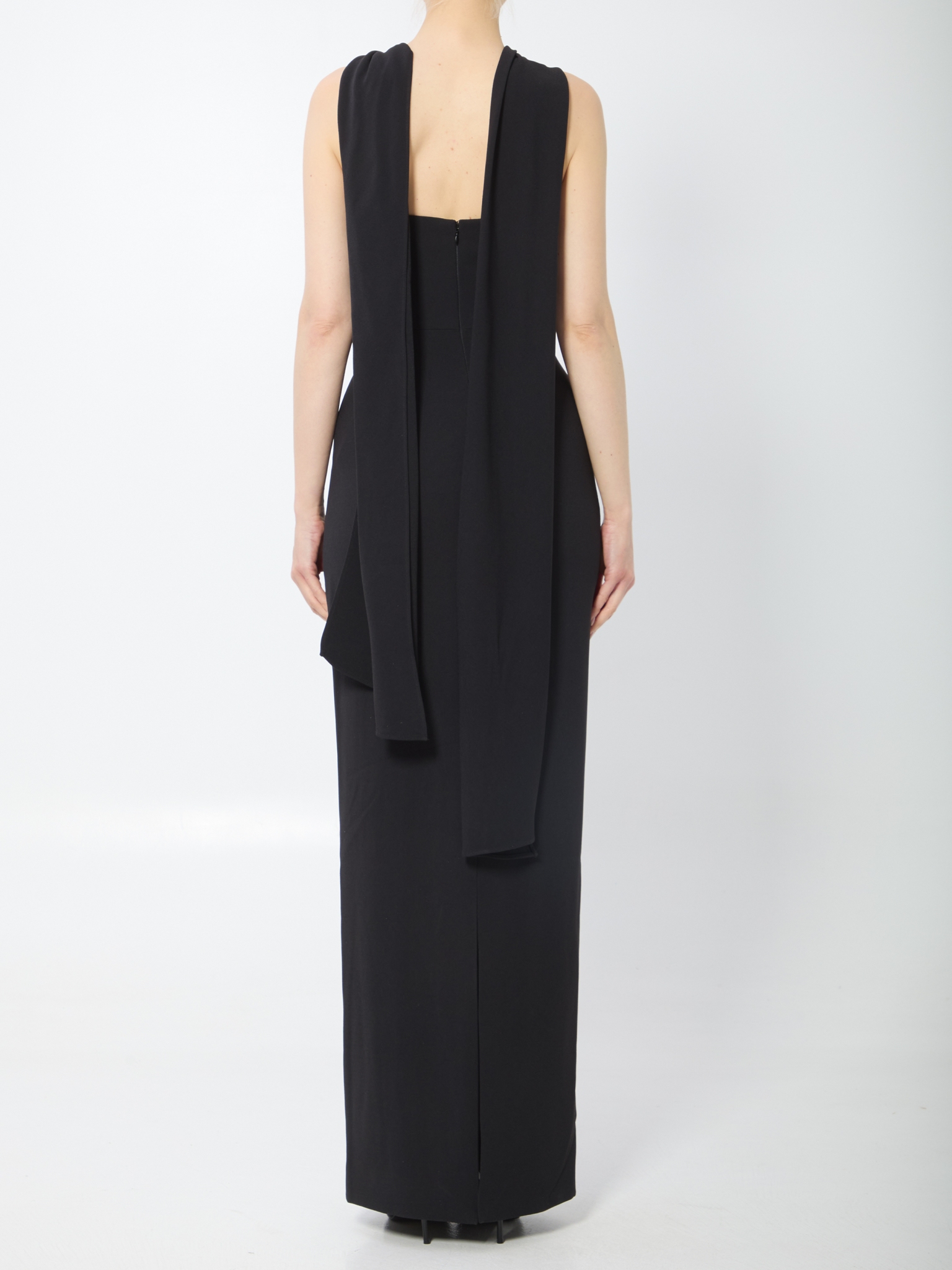 [Solace London] Sleeveless dress SS26 OS47043__BLACK