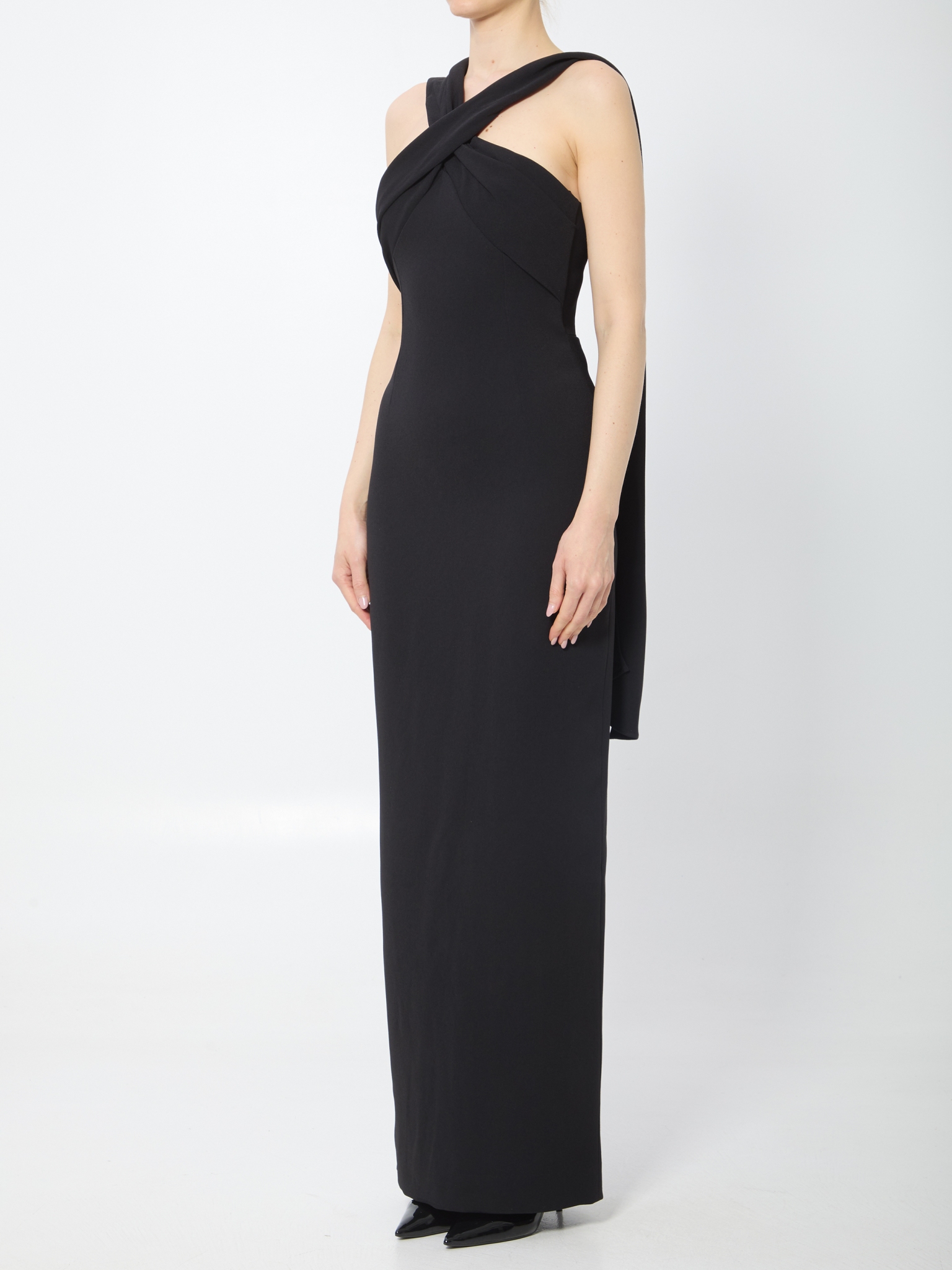 [Solace London] Sleeveless dress SS26 OS47043__BLACK