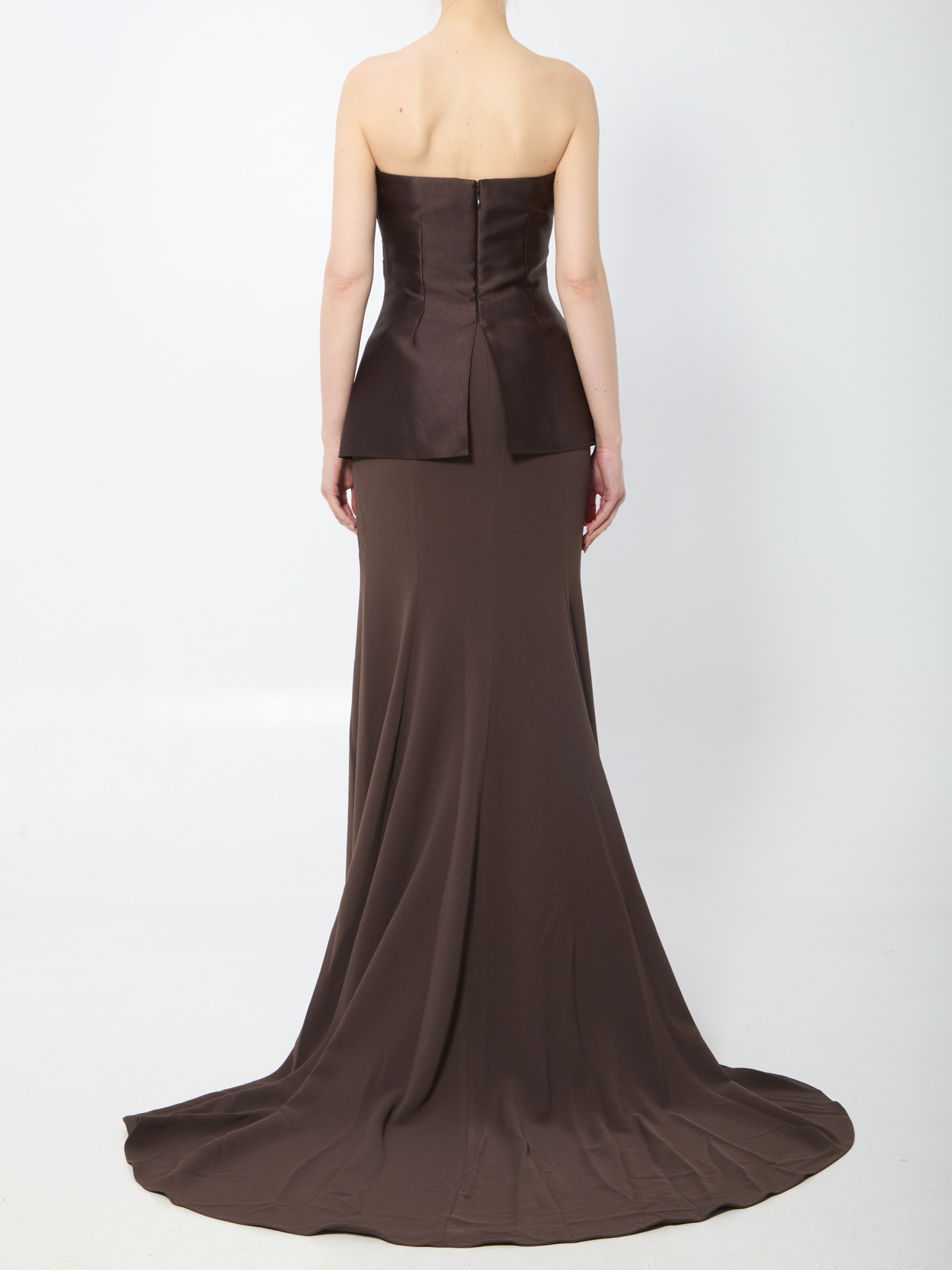 [Solace London] Sleeveless dress SS26 OS47031__CHESTNUT