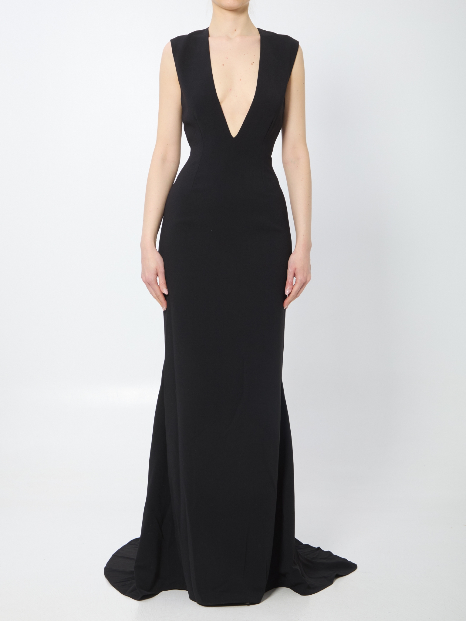 [Solace London] Sleeveless dress SS26 OS47005__BLACK