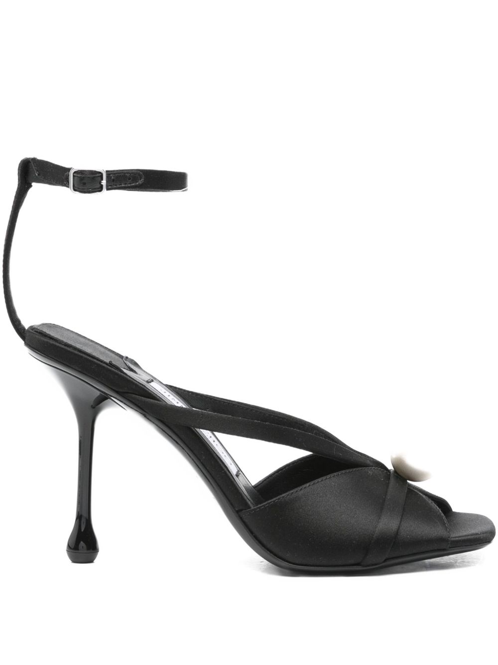 JIMMY CHOO SIVA95 AODBLACK/WHITE