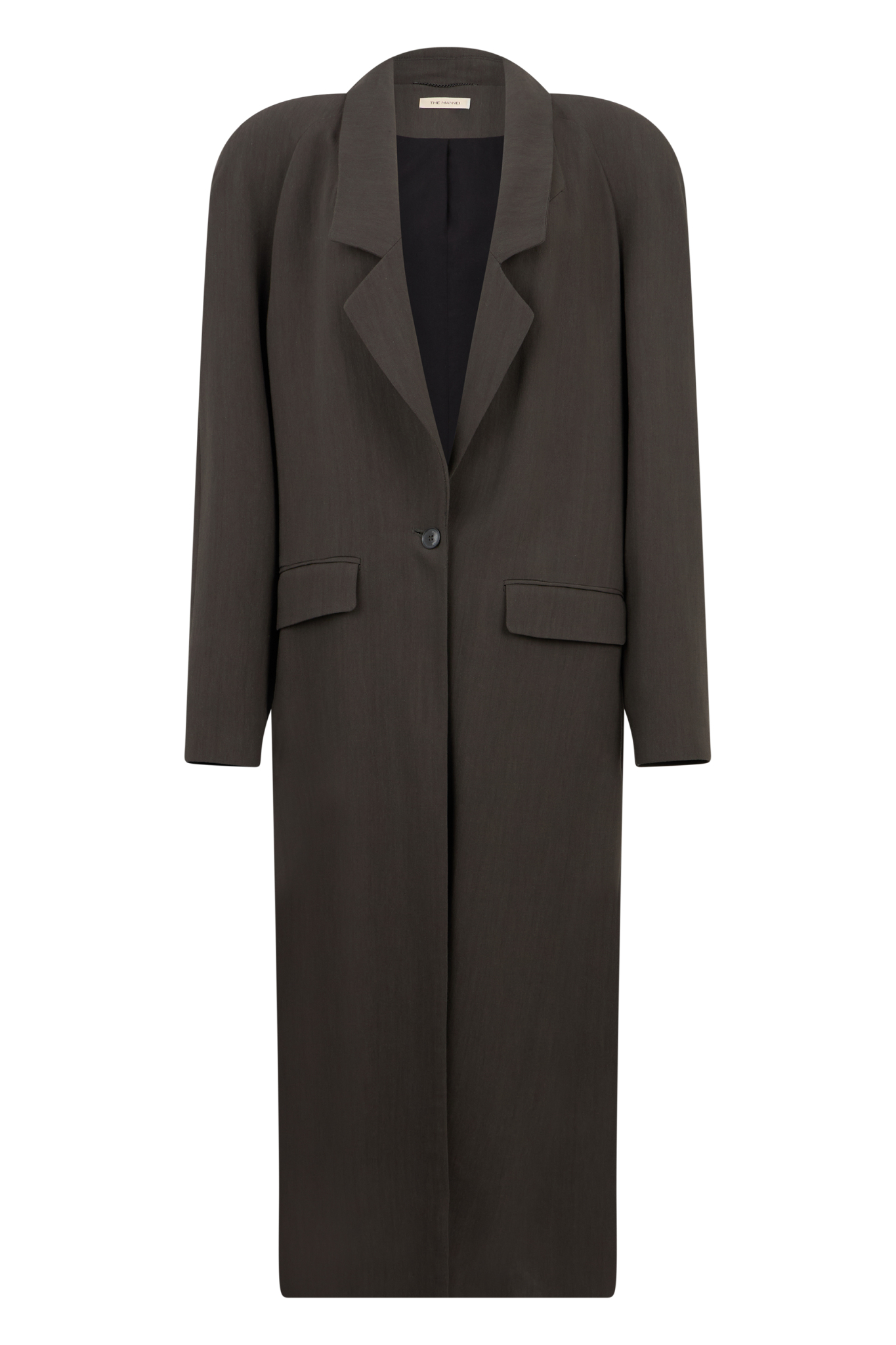 [The Mannei] Coat SS25 RS25027_GRAPHITE