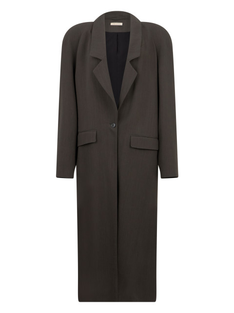 [The Mannei] Coat SS25 RS25027_GRAPHITE