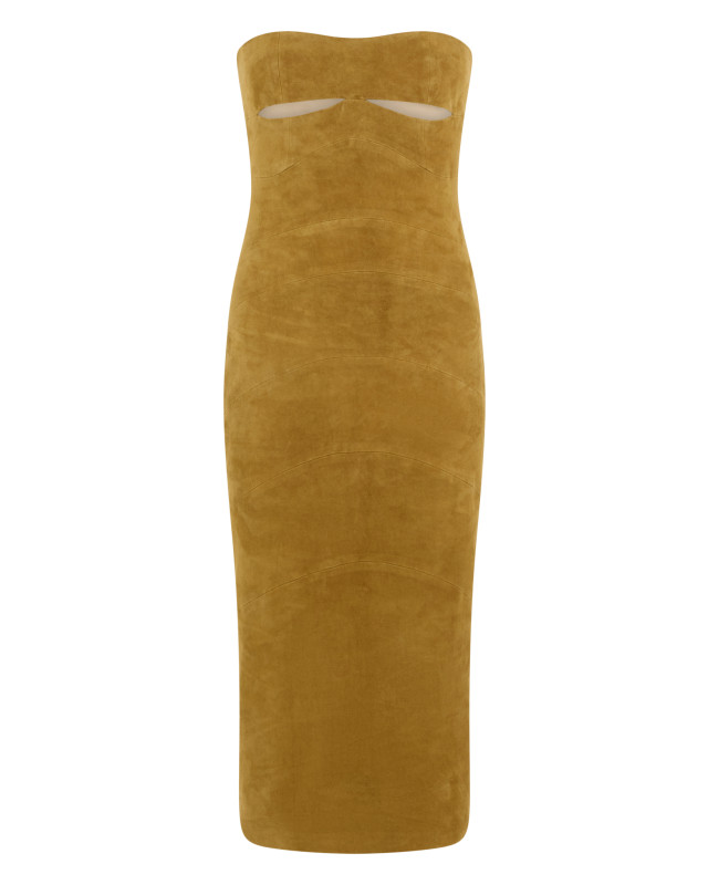 [The Mannei] Sleeveless dress FW25 AW25130_BEIGE