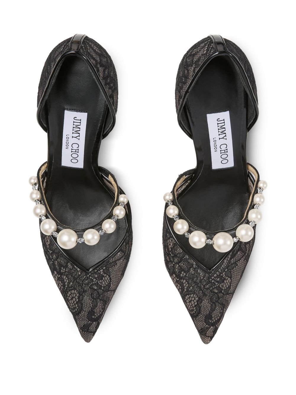 JIMMY CHOO AURELIE85 DRJBLACK/WHITE
